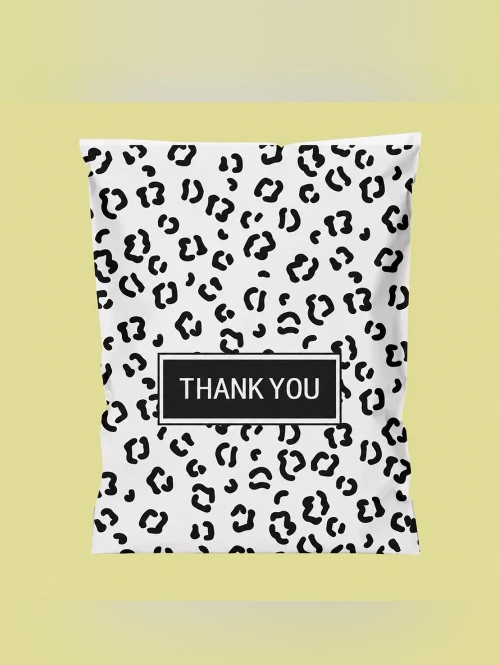 20 12” x 15.5” Leopard Poly Mailers